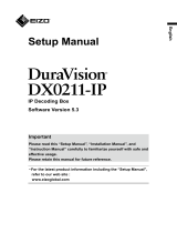 Eizo DX0211-IP Manualul proprietarului