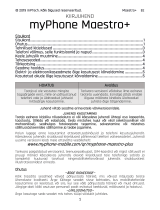 myPhone Maestro+ Manual de utilizare