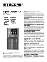NITECORE Superb Charger SC4 Manual de utilizare
