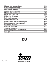 Teka DU 980 Manual de utilizare