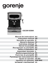 Gorenje ESCM15DBK Manualul proprietarului