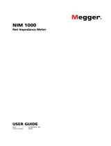 Megger NIM 1000 Manual de utilizare