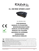 Ibiza Light LED8-MINI Spider Light Manual de utilizare