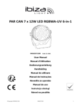 Ibiza Light PARLED712IR Manual de utilizare