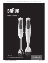 Braun MULTIQUICK 3 MQ3005 CREAM Manual de utilizare