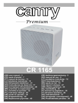 Camry CR 1165 Manualul proprietarului