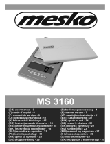 Mesko MS 3160 Instrucțiuni de utilizare