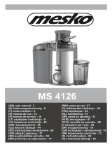 Mesko MS 4126 Instrucțiuni de utilizare