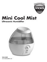 Vicks Ultrasonic Humidifier Manual de utilizare
