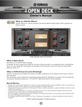 Yamaha Open Deck Manualul proprietarului