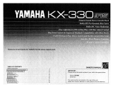 Yamaha KX-330 Manualul proprietarului