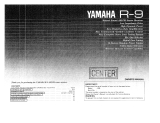 Yamaha R-9 Manualul proprietarului