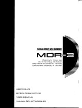 Yamaha MDR-3 Manualul proprietarului