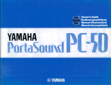 Yamaha PC-50 Manualul proprietarului