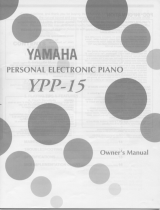 Yamaha YPP-15 Manualul proprietarului