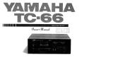 Yamaha TC-66 Manualul proprietarului