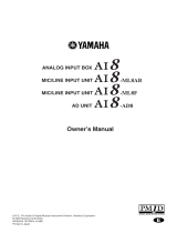 Yamaha ML8AB Manual de utilizare
