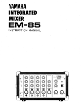 Yamaha EM-85 Manualul proprietarului