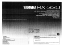 Yamaha RX-330 Manualul proprietarului