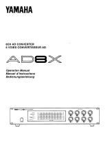Yamaha AD8X Manualul proprietarului
