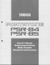 Yamaha PSR-84 Manualul proprietarului