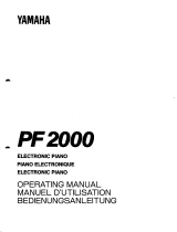 Yamaha PF2000 Manualul proprietarului
