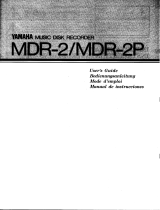 Yamaha MDR-2P Manualul proprietarului