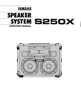 Yamaha S250X Manualul proprietarului
