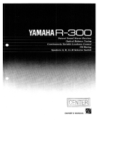 Yamaha RX-300 Manualul proprietarului