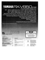 Yamaha RX-V850 Manualul proprietarului