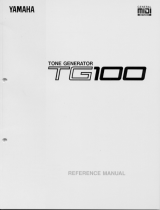 Yamaha TG100 Manualul proprietarului