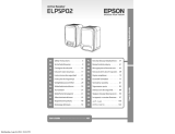 Epson ELPSP02 Active Speakers Manualul utilizatorului