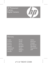 HP PhotoSmart E-Series Manual de utilizare
