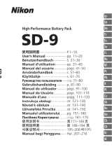 Nikon SD-9 Manual de utilizare