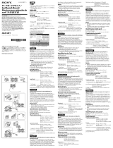 Sony Гибкое крепление на липучке AKA-SM1 Manual de utilizare