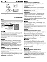 Sony PCK-LM13 Manualul utilizatorului