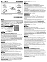 Sony PCK-LM15 Manualul utilizatorului