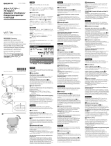 Sony Адаптер для изменения угла наклона VCT-TA1 Manual de utilizare