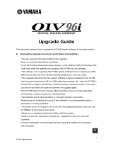 Yamaha 01V96i Manualul utilizatorului