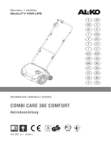 AL-KO 38 E Combi Care Electric Lawn Rake / Scarifier Manual de utilizare