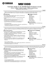 Yamaha MB1000 Manualul proprietarului