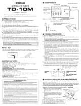 Yamaha TD-10M Manualul proprietarului