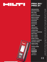 Hilti PRA 31 Manual de utilizare