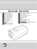 Oleomac Batteria BA 2,6 Ah Manualul proprietarului