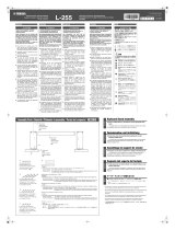 Yamaha L-255 Assembly Instructions