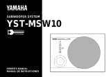 Yamaha YST-MSW10 Manual de utilizare