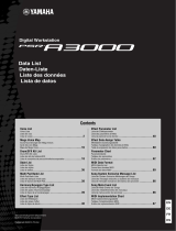 Yamaha PSR-A3000 Fișa cu date