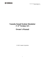 Yamaha Y-S3 Manual de utilizare