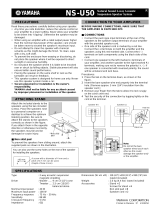 Yamaha NS-U50 Manualul proprietarului
