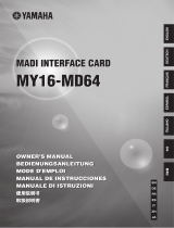 Yamaha MD64 Manualul proprietarului
